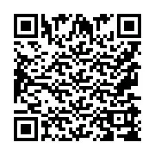 Codice QR per il numero di telefono +9567598715
