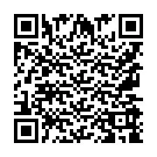 QR Code pour le numéro de téléphone +9567598998