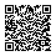 QR-code voor telefoonnummer +9592003430