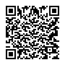 QR-koodi puhelinnumerolle +9592003435