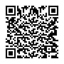 QR-koodi puhelinnumerolle +9592003636