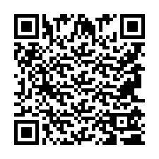 QR-koodi puhelinnumerolle +9596150317