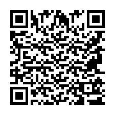 QR-koodi puhelinnumerolle +9596151347