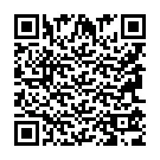 Codice QR per il numero di telefono +9596153810