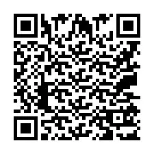 QR-koodi puhelinnumerolle +9607553149