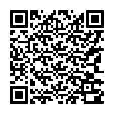 QR-code voor telefoonnummer +97143300300