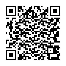 QR-koodi puhelinnumerolle +97143433422