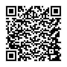 QR-code voor telefoonnummer +97144083971